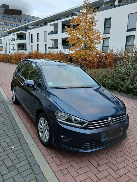 Blau Gebraucht 2014 VW Golf Sportsvan Highline Van / Kleinbus | 8.800 € (Guter Preis) - Bild 1/4