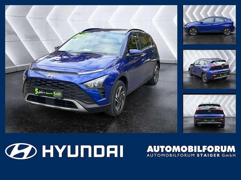 Intense blue / mic Gebraucht 2022 Hyundai Bayon Select SUV | 13.990 € (Superpreis) - Bild 1/4