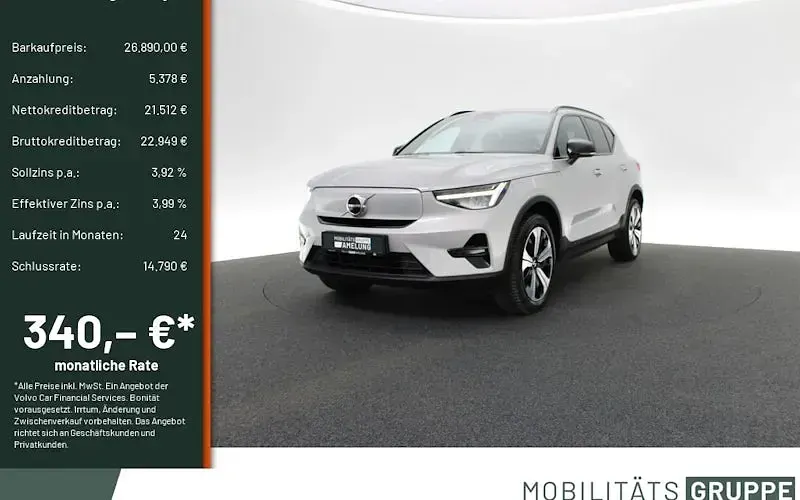 Occasion Volvo EX40 Core 169 kW (231 ch) 2023 Argent SUV