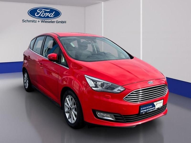 Gebraucht Ford C-MAX Titanium 125 PS (91 kW) 2019 Rot Van / Kleinbus
