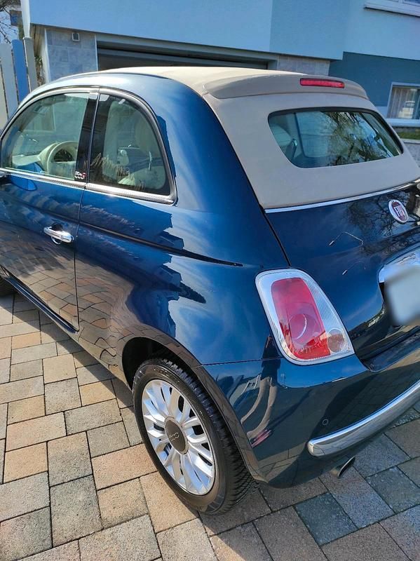 Gebraucht Fiat 500C Lounge 69 PS (50 kW) 2014 Blau Cabrio