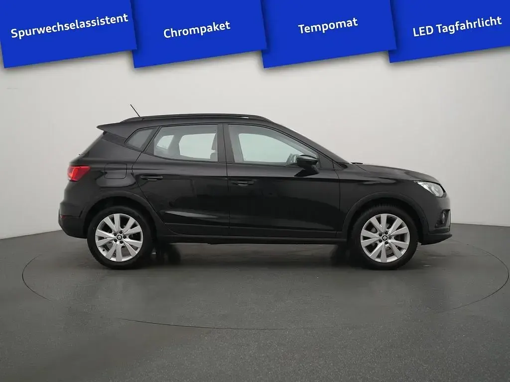 Gebraucht Seat Arona Style 116 PS (85 kW) 2018 Schwarz / midnightblack (metallic) SUV