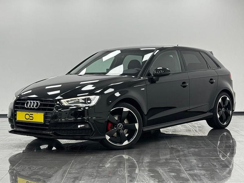 Schwarz Gebraucht 2016 Audi A3 Sportback S-Line Limousine | 16.950 € (Fairer Preis) - Bild 1/4