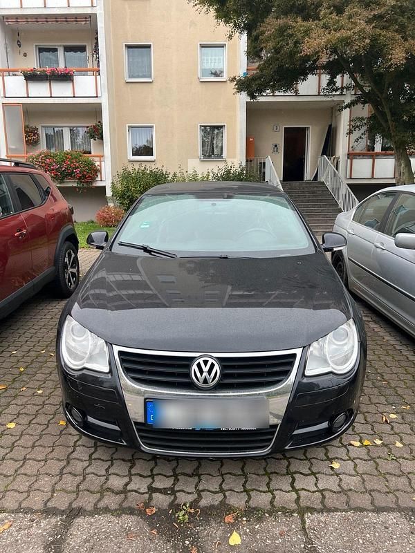 Schwarz Gebraucht 2008 VW Eos Cabrio | 3.200 € (Superpreis) - Bild 1/4