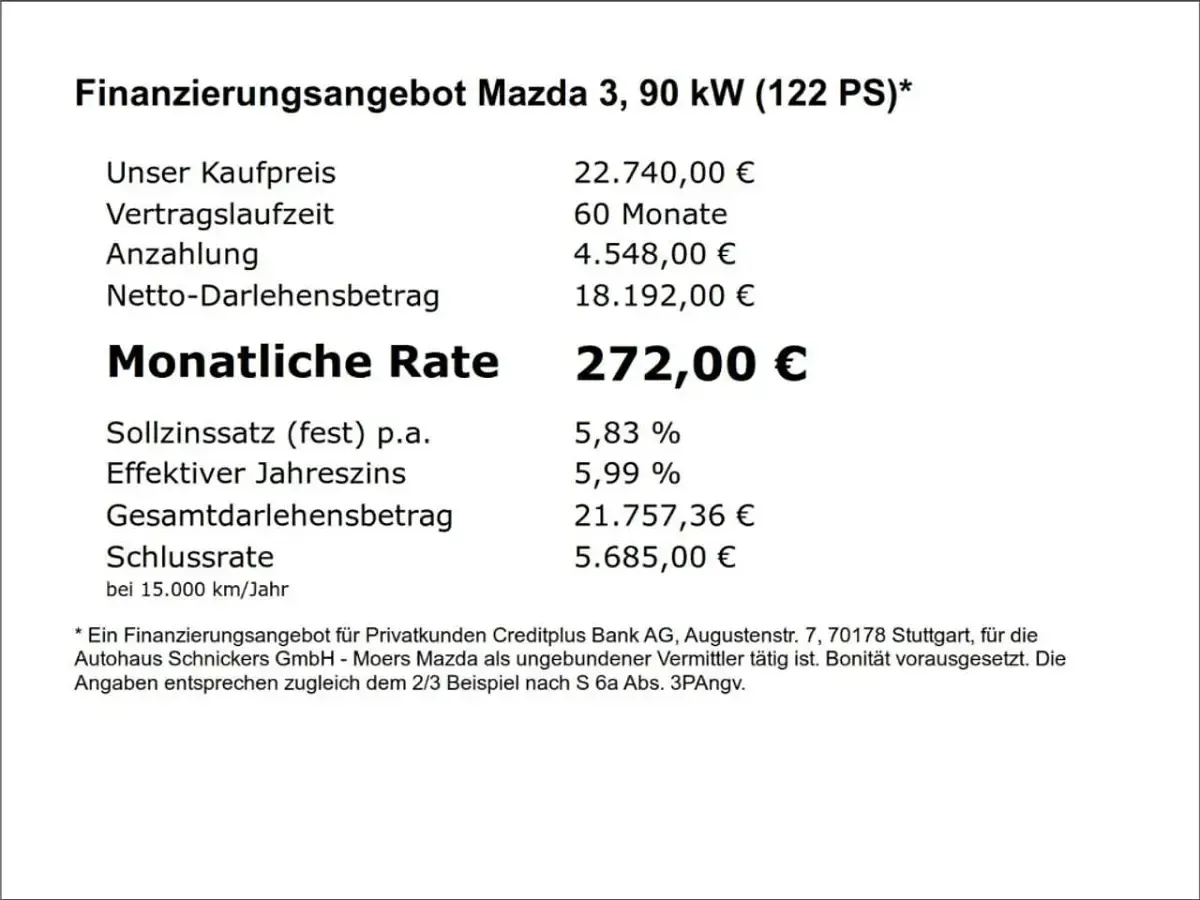 Gebraucht Mazda 3 122 PS (89 kW) 2024 Jet black Limousine
