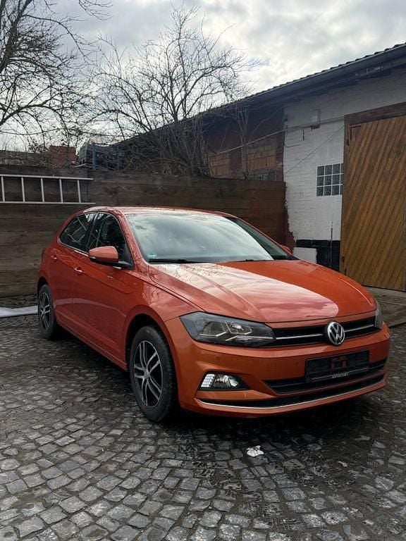 Gebraucht VW Polo Highline 116 PS (85 kW) 2019 Orange Kleinwagen