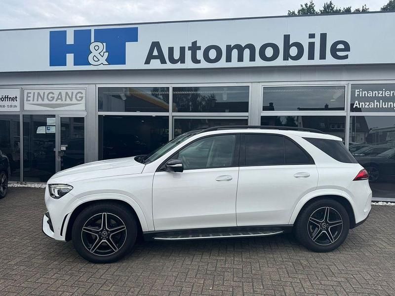 Polarweiss unilack Gebraucht 2021 Mercedes GLE350 Night SUV | 59.950 € (Fairer Preis) - Bild 1/4