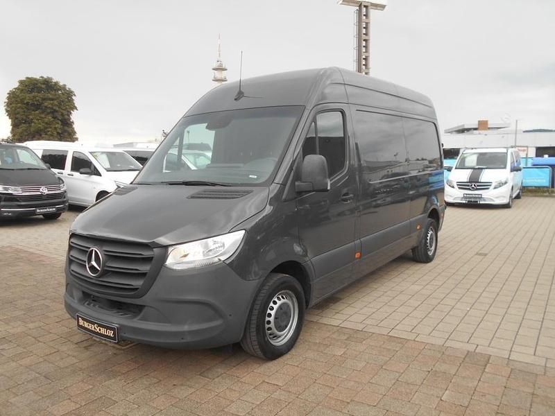 Grau Gebraucht 2022 Mercedes Sprinter Van | 36.866 € (Etwas zu teuer) - Bild 1/4