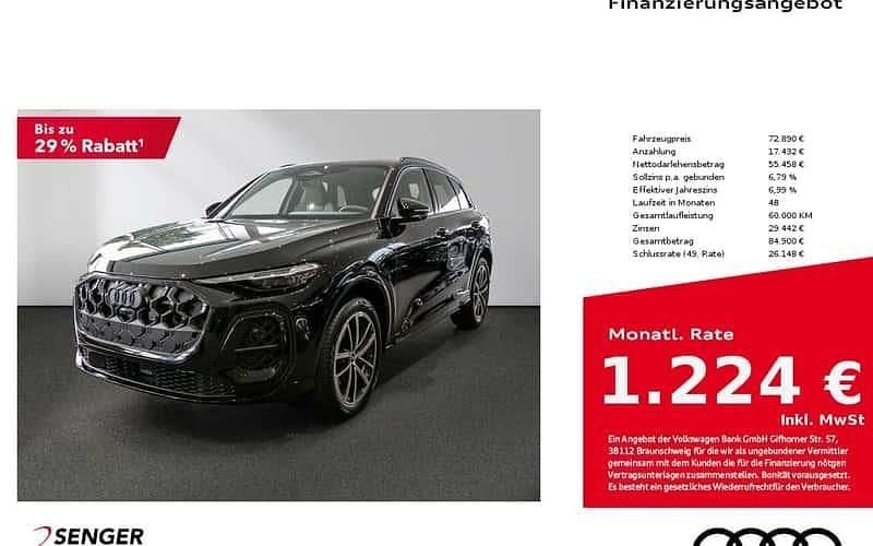 Schwarz Neu 2025 Audi Q5 Ambiente SUV | 72.890 € (Guter Preis) - Bild 1/4