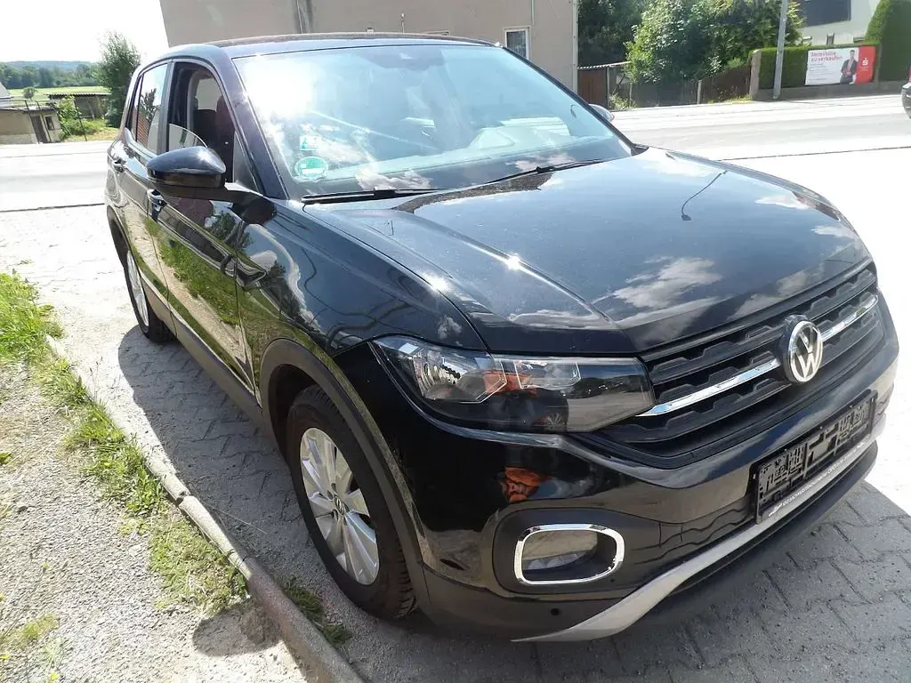 Gebraucht VW T-Cross 95 PS (69 kW) 2019 Schwarz SUV