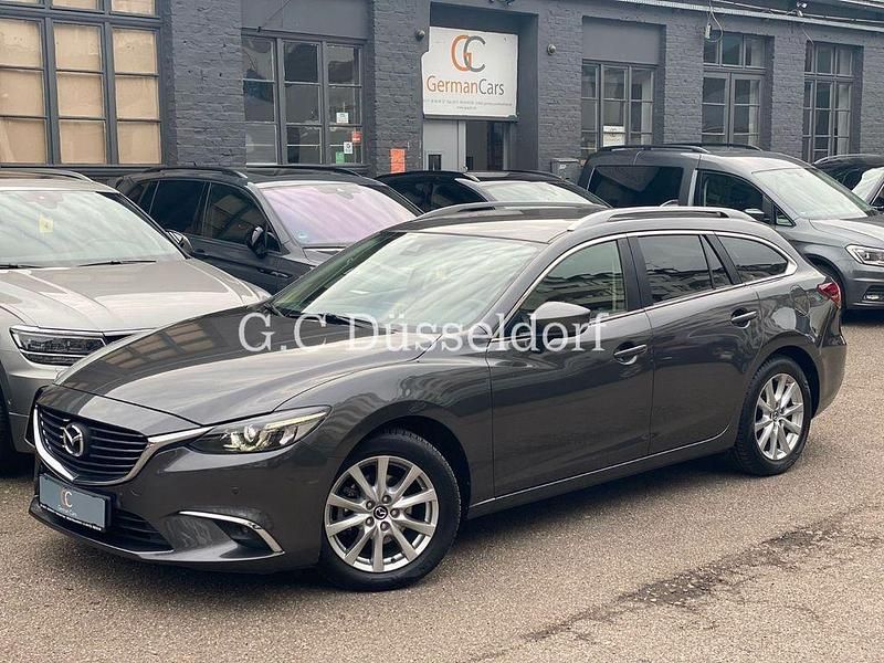 Grau Gebraucht 2018 Mazda 6 Prime-Line Kombi | 15.990 € (Guter Preis) - Bild 1/4