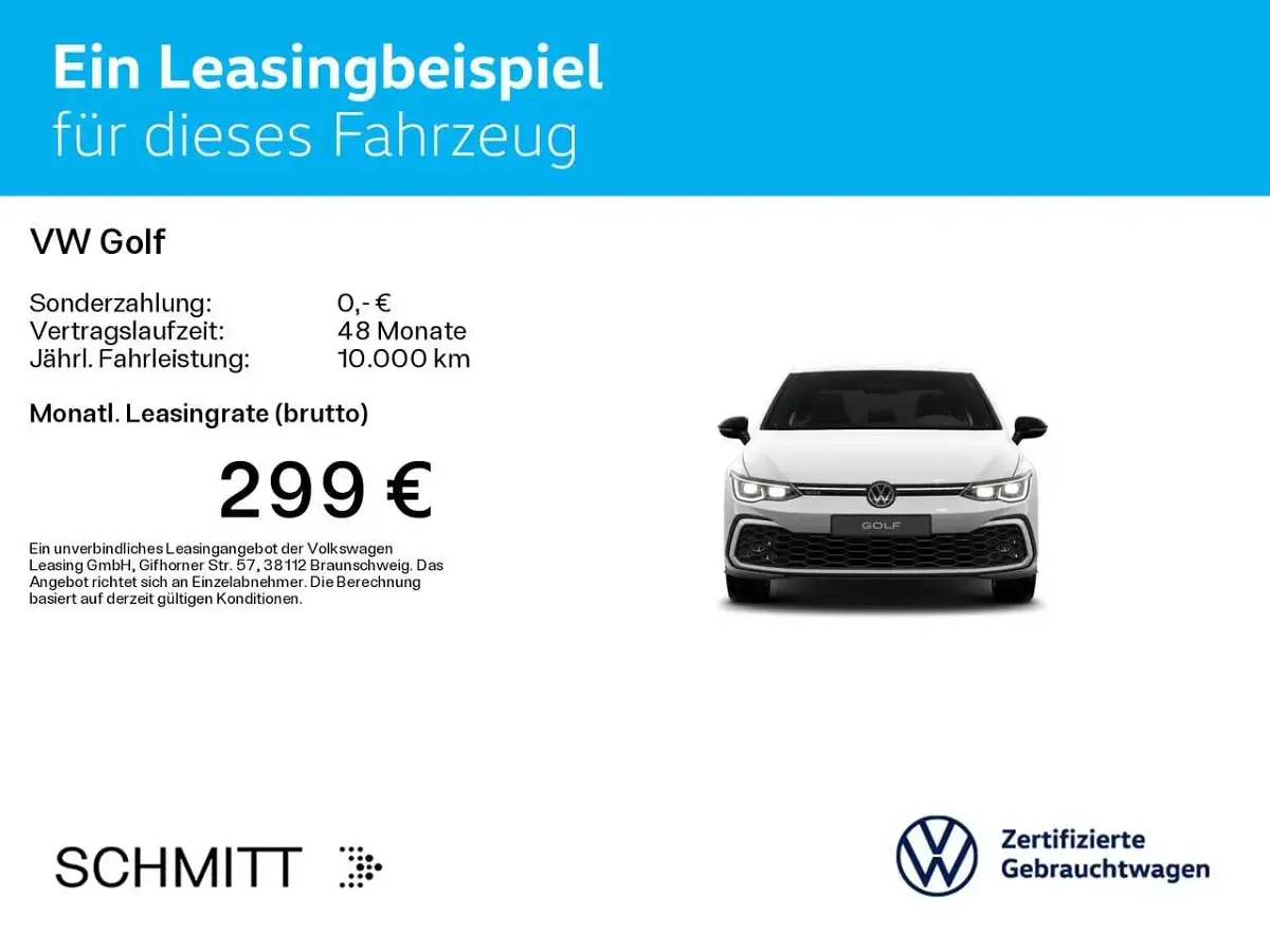 Gebraucht VW Golf VIII Style 245 PS (180 kW) 2024 Pure white Limousine