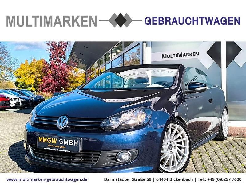Blau Gebraucht 2016 VW Golf Cabriolet LOUNGE Cabrio | 15.990 € (Teuer) - Bild 1/4