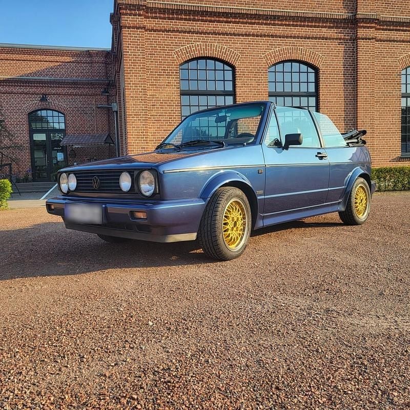Brugt VW Golf Cabriolet 98 HK (72 kW) 1993 Blå Cabriolet