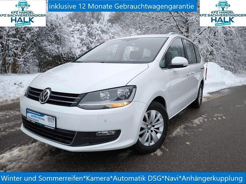 Weiß Gebraucht 2018 VW Sharan Comfortline Van / Kleinbus | 19.900 € (Superpreis) - Bild 1/4