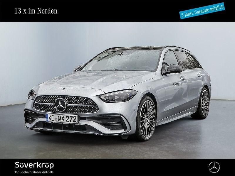 Silber Gebraucht 2025 Mercedes C200 AMG Kombi | 49.950 € - Bild 1/3