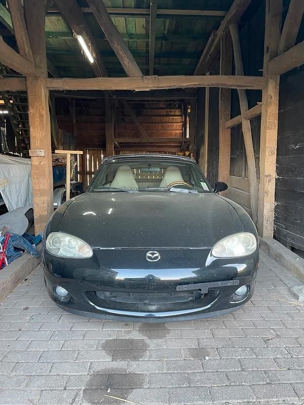 Gebraucht Mazda MX5 110 PS (80 kW) 2003 Schwarz Cabrio