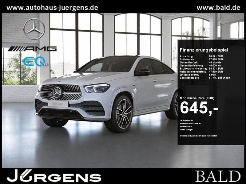 Unilack polarweiß Gebraucht 2021 Mercedes GLE350 AMG Coupé | 66.780 € - Bild 1/4