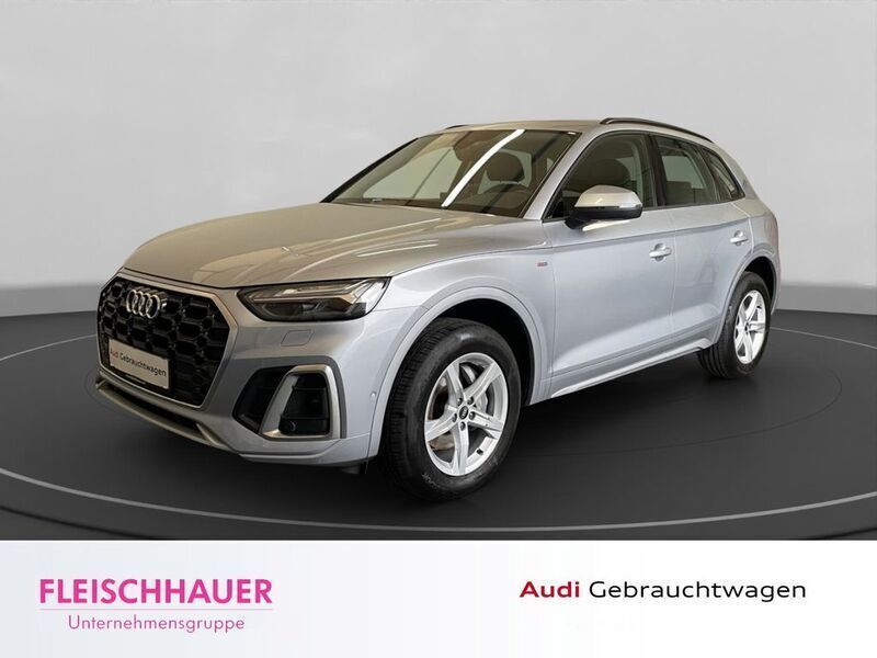 Silber Gebraucht 2021 Audi Q5 S-Line SUV | 39.960 € (Guter Preis) - Bild 1/4