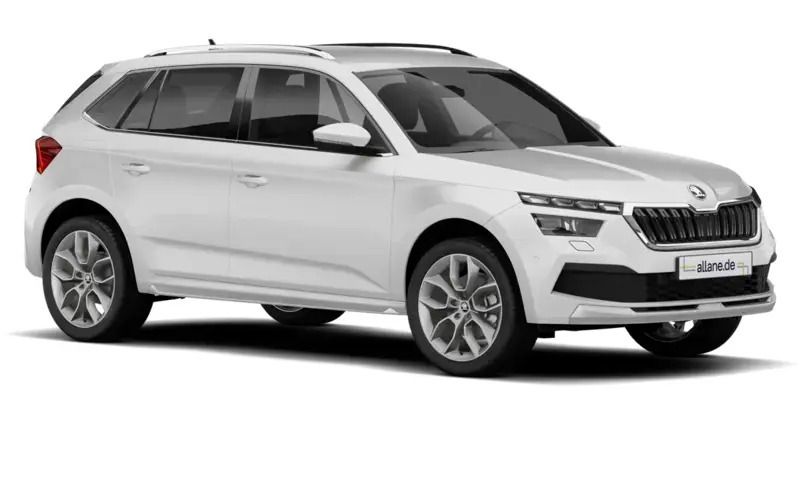 Moonweiss metallic Gebraucht 2023 Skoda Kamiq Tour SUV | 38.700 € - Bild 1/4