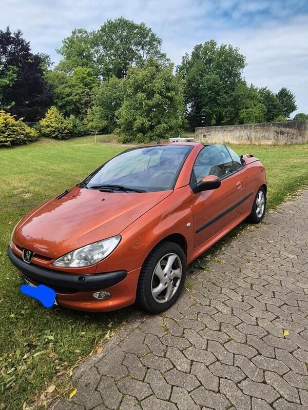 Orange Gebraucht 2002 Peugeot 206 CC Cabrio | 1.700 € (Fairer Preis) - Bild 1/4