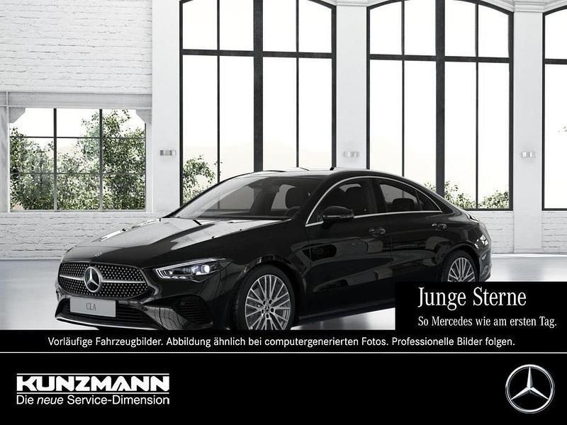 Nachtschwarz Gebraucht 2024 Mercedes CLA200 Progressive Coupé | 31.745 € (Superpreis) - Bild 1/4