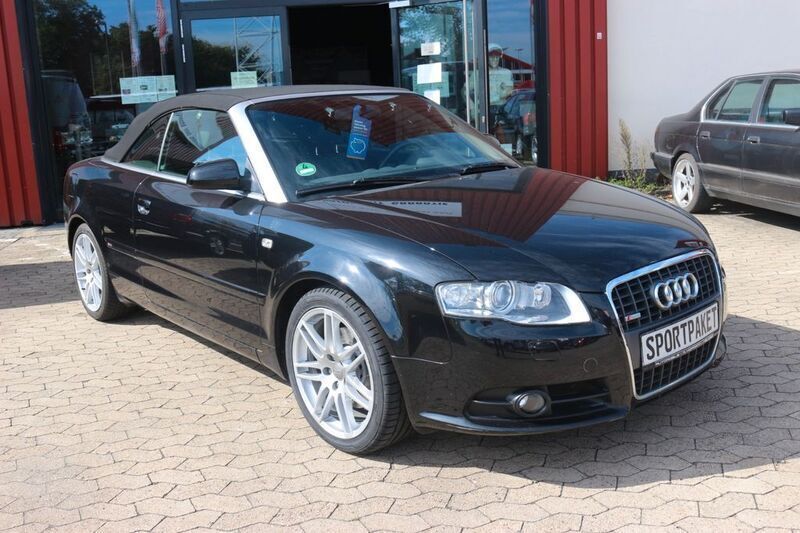 Schwarz Gebraucht 2009 Audi A4 Cabriolet S-Line Cabrio | 14.900 € - Bild 1/4