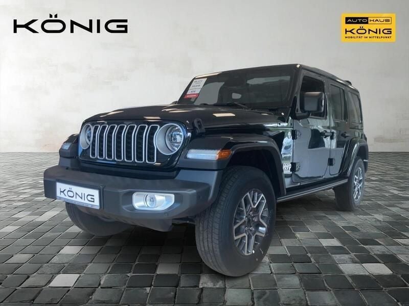 Schwarz Gebraucht 2025 Jeep Wrangler Sahara SUV | 60.079 € (Guter Preis) - Bild 1/4