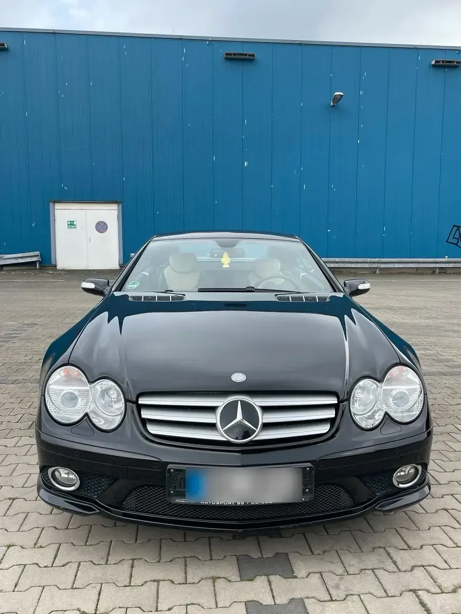 Gebraucht Mercedes SL500 AMG 387 PS (284 kW) 2006 Schwarz Cabrio