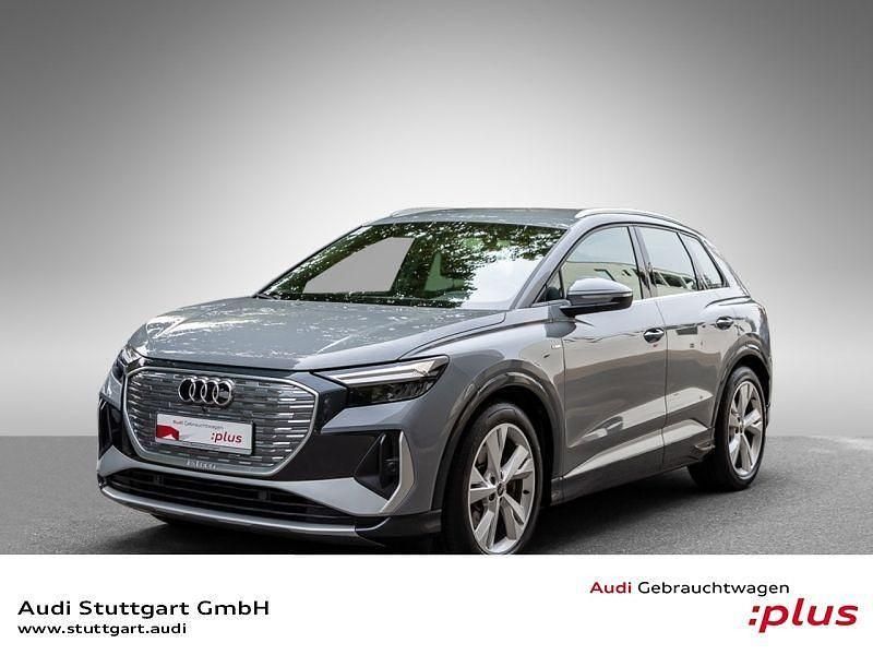 Kieselgrau Gebraucht 2022 Audi Q4 e-tron Comfort SUV | 33.330 € (Fairer Preis) - Bild 1/4