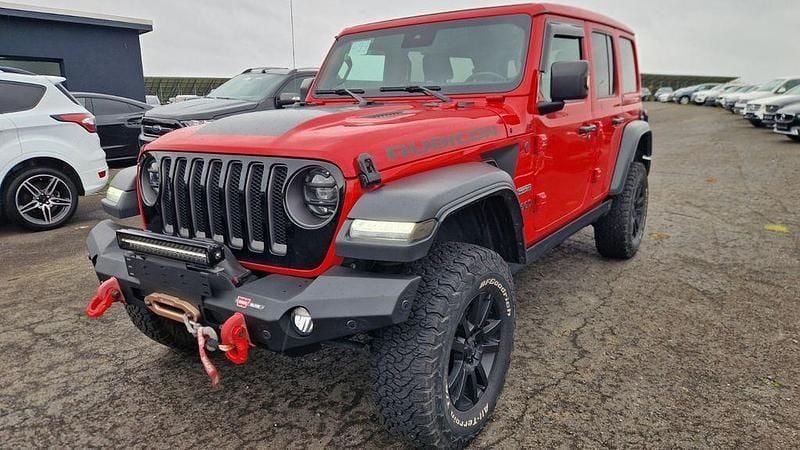 Rot Gebraucht 2021 Jeep Wrangler Unlimited Rubicon SUV | 44.999 € (Guter Preis) - Bild 1/4