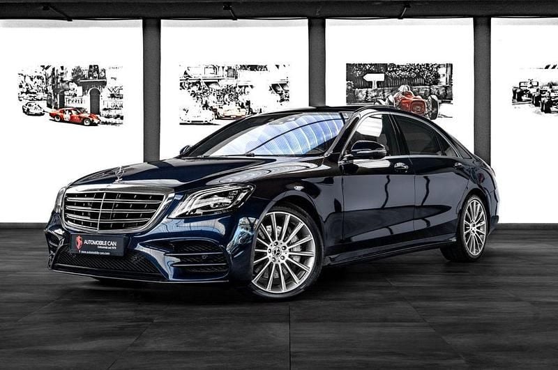 Manufaktur cavansitblau Gebraucht 2019 Mercedes S560 AMG Limousine | 66.900 € (Guter Preis) - Bild 1/4
