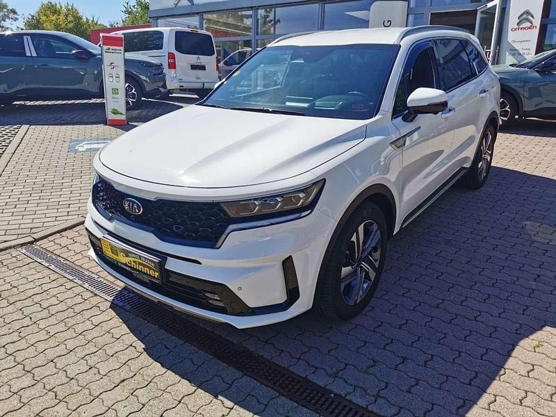 (ud) clear white Gebraucht 2021 Kia Sorento Platinum SUV | 37.490 € (Fairer Preis) - Bild 1/2
