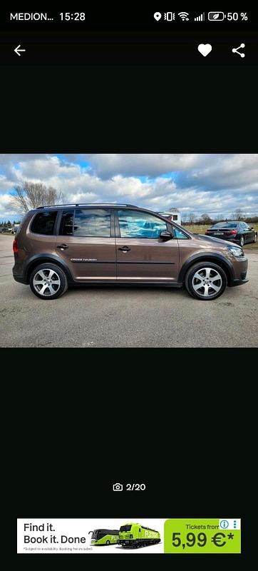 Gebraucht VW Touran 140 PS (102 kW) 2011 Braun Van / Kleinbus