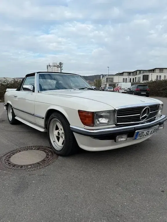 Gebraucht Mercedes SL450 218 PS (160 kW) 1979 Weiß Cabrio