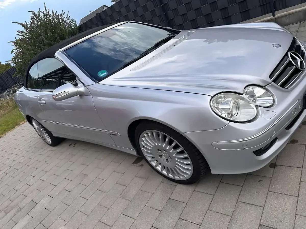Gebraucht Mercedes CLK200 Avantgarde 184 PS (135 kW) 2006 Silber Cabrio