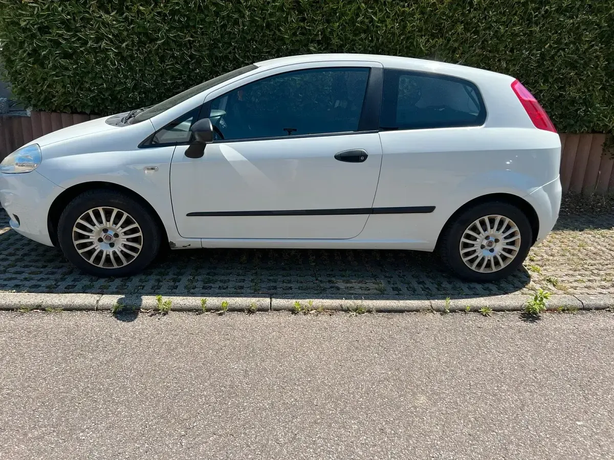 Gebraucht Fiat Punto 65 PS (47 kW) 2009 Weiß Kleinwagen