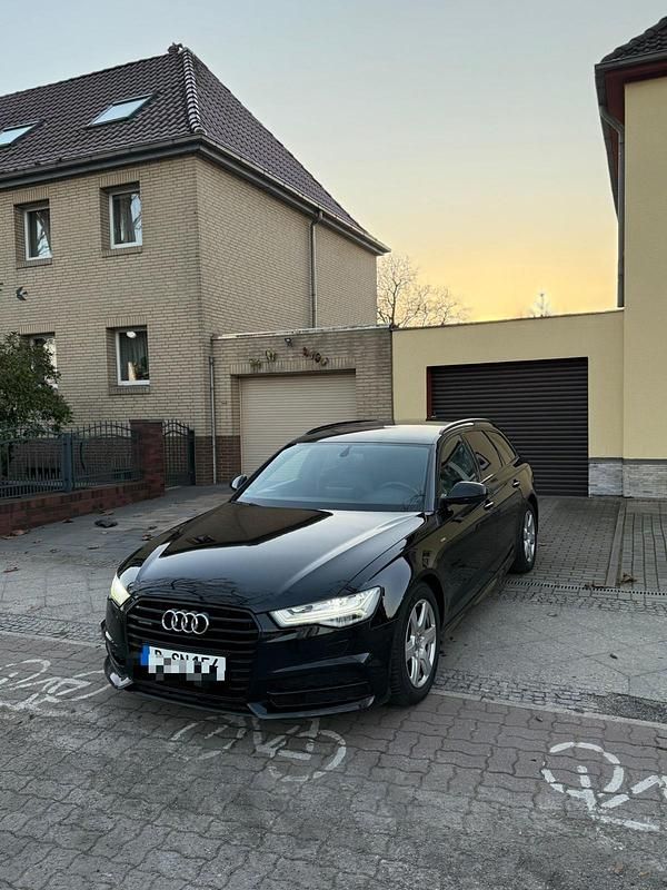 Schwarz Gebraucht 2015 Audi A6 S-Line Kombi | 12.800 € (Superpreis) - Bild 1/4