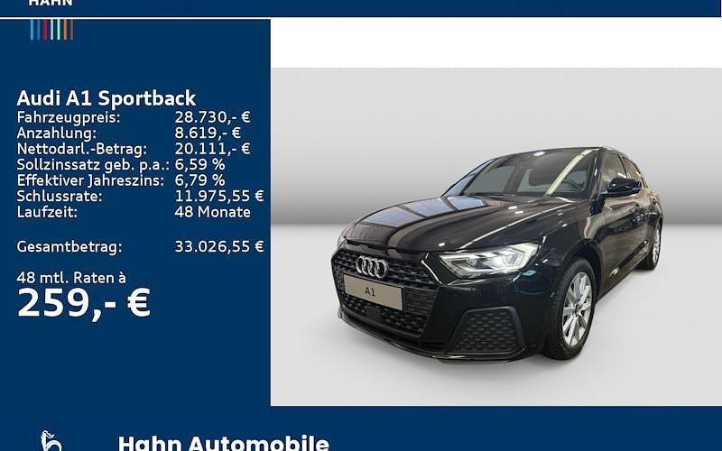 Gebraucht Audi A1 Sportback Advanced 150 PS (110 kW) 2026 Schwarz Kleinwagen