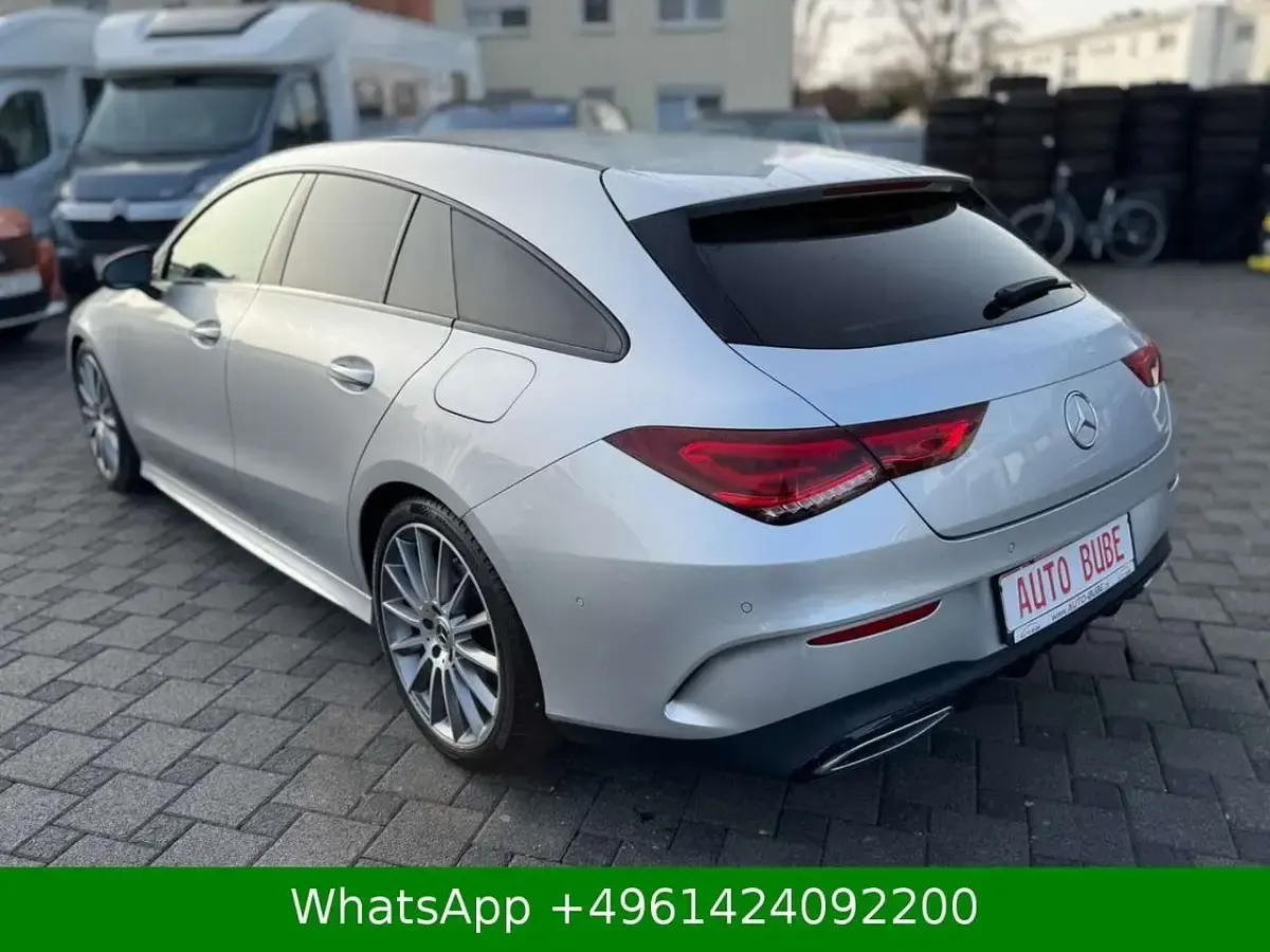 Gebraucht Mercedes CLA200 AMG line 163 PS (119 kW) 2020 Iridiumsilber Coupé