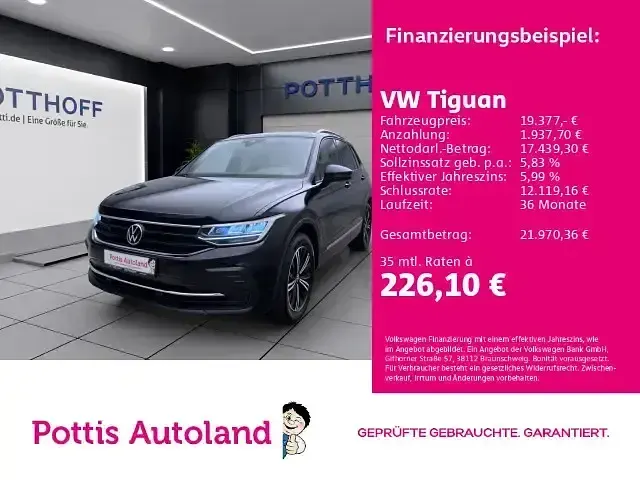 Gebraucht VW Tiguan United 150 PS (110 kW) 2021 SUV