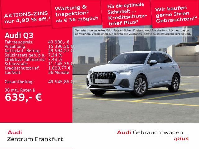 Gletscherweiß metallic Gebraucht 2025 Audi Q3 Ambiente SUV | 43.990 € (Teuer) - Bild 1/4