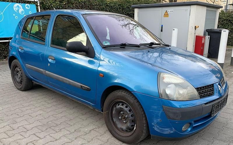 Gebraucht Renault Clio II 55 PS (40 kW) 2002 Blau Kleinwagen