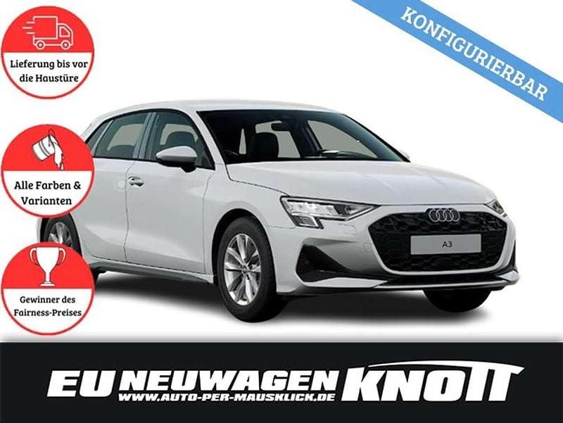 Schwarz Neu 2025 Audi A3 Sportback S-Line Kleinwagen | 29.990 € (Superpreis) - Bild 1/3