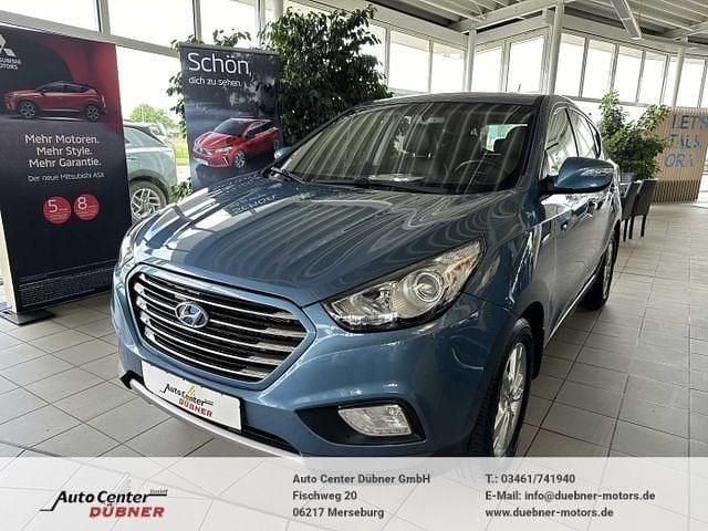 Blau (metallic) Gebraucht 2017 Hyundai ix35 SUV | 14.980 € - Bild 1/4