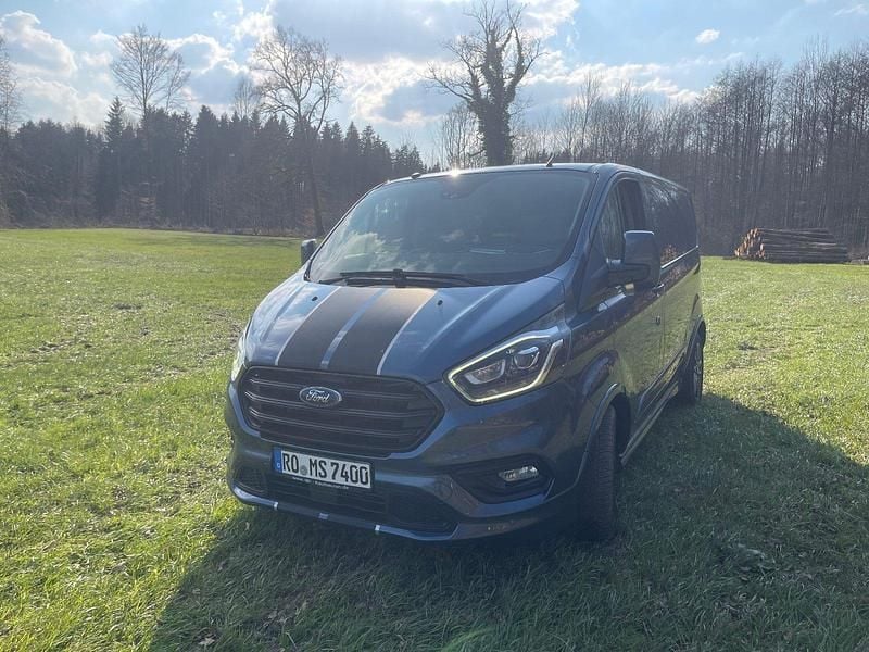 Gebraucht Ford Transit Custom Sport 185 PS (136 kW) 2019 Blau Van / Kleinbus