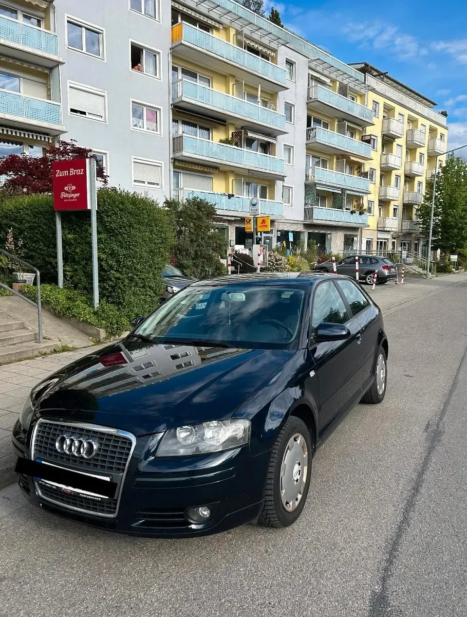 Gebraucht Audi A3 102 PS (75 kW) 2007 Blau Kleinwagen