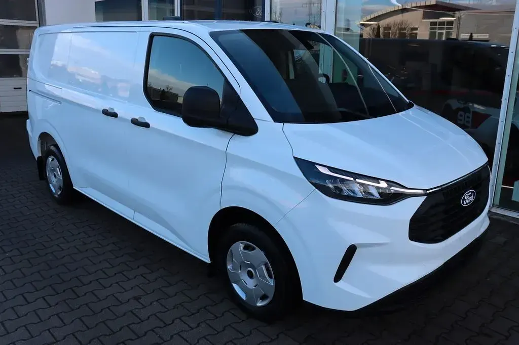 Ny Ford Transit Custom Trend 110 HK (80 kW) 2026 Hvid Pickup / Ladvogn