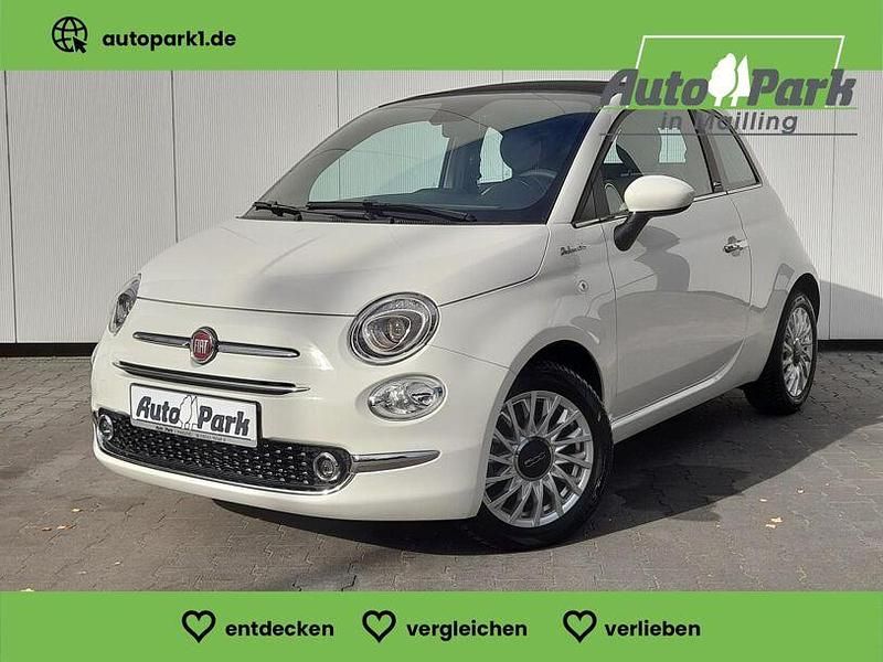 Weiss Gebraucht 2022 Fiat 500 Cabrio | 14.977 € (Fairer Preis) - Bild 1/3