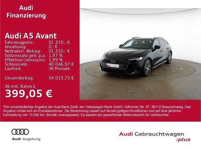 Gebraucht Audi A5 S-Line 204 PS (150 kW) 2025 Mythosschwarz metallic Kombi